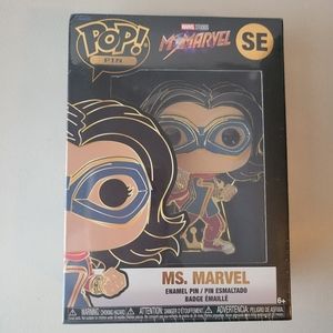 Ms. Marvel Enamel Pin ~ Funko Pop ~ Disney Studios ~ NWT/NIB ~ Cute~ FINAL PRICE